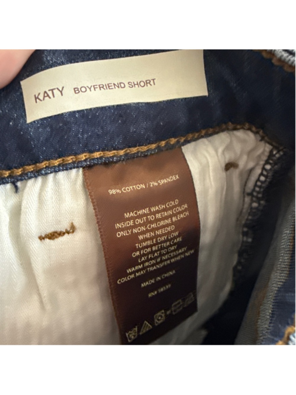 KUT from the Kloth Katy Boyfriend Denim Shorts - Distressed Size 2 NWT - Picture 6 of 11